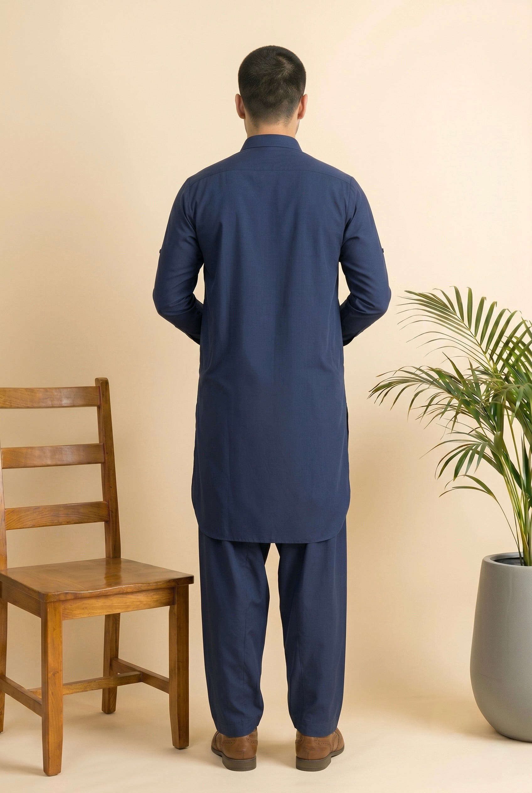 RAAH – Navy Blue Shalwar Kameez