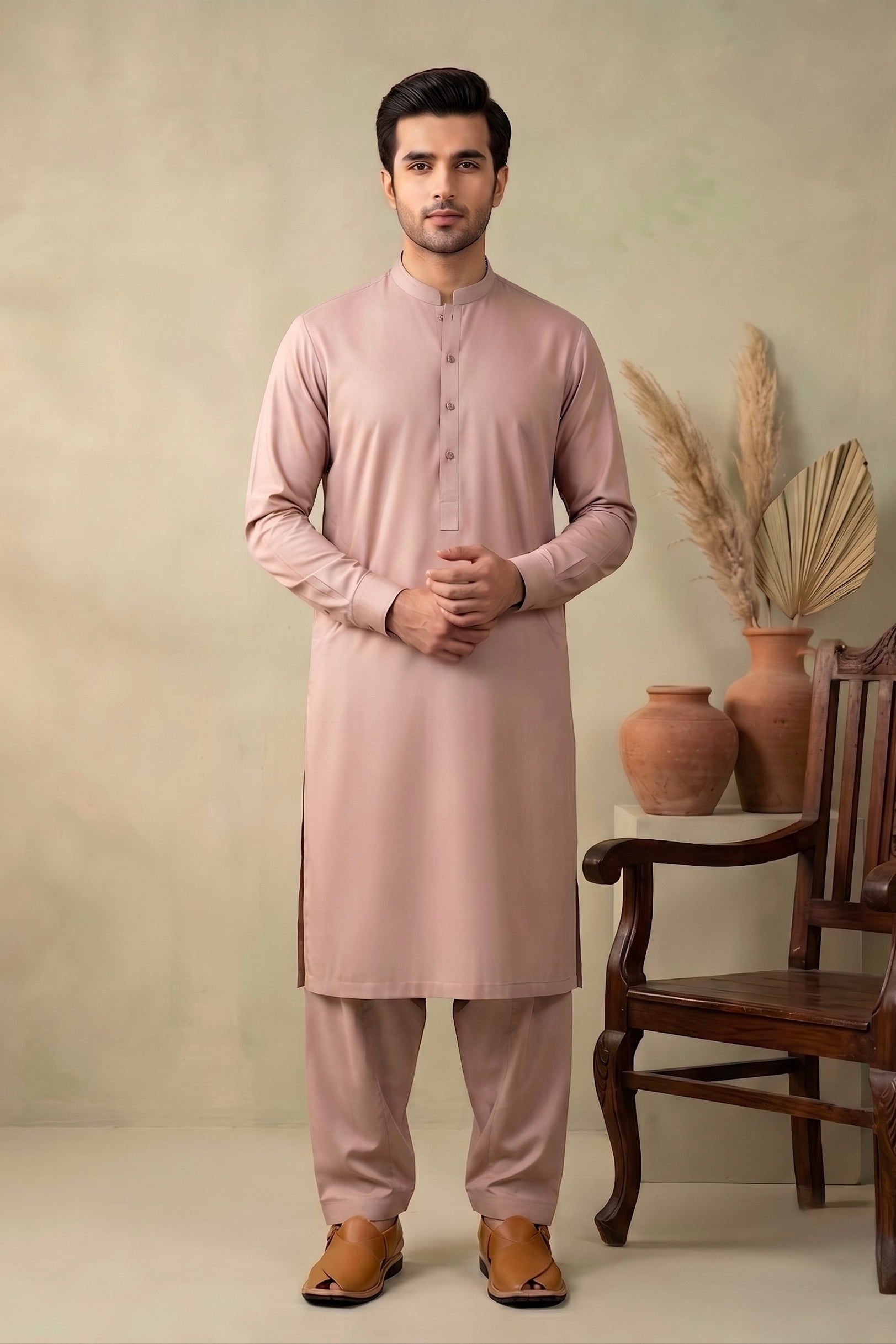 Dusty Pink Shalwar Kameez