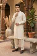Cream Shalwar Kameez