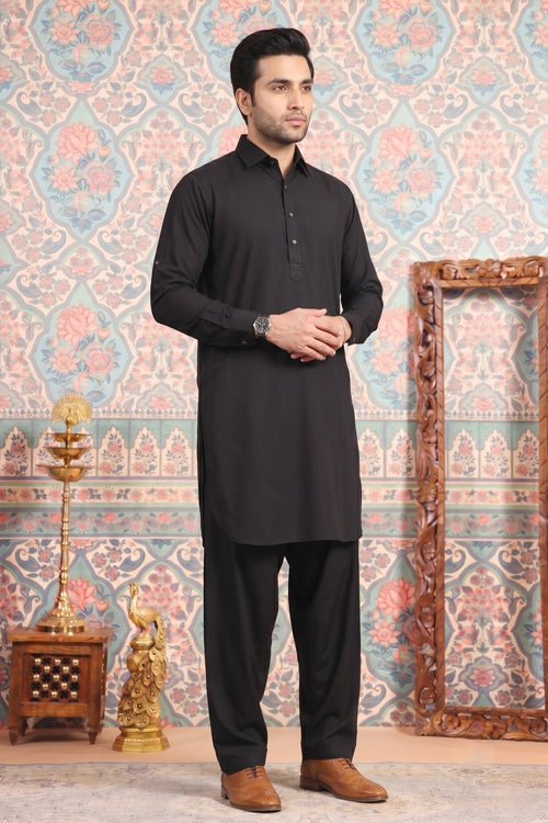 NOOR - Black Shalwar Kameez