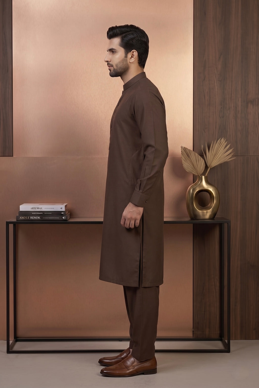 Coffee Brown Shalwar Kameez