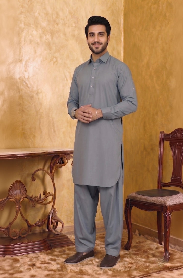 SANG – Grey Shalwar Kameez