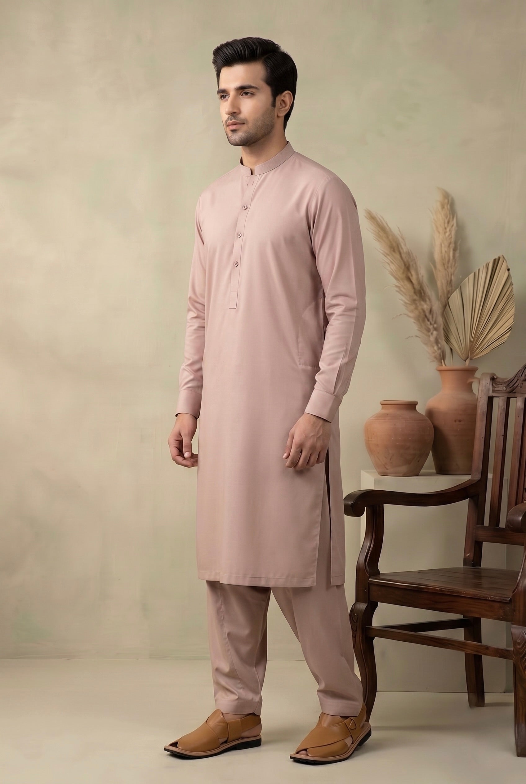 Dusty Pink Shalwar Kameez