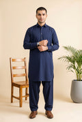 RAAH – Navy Blue Shalwar Kameez