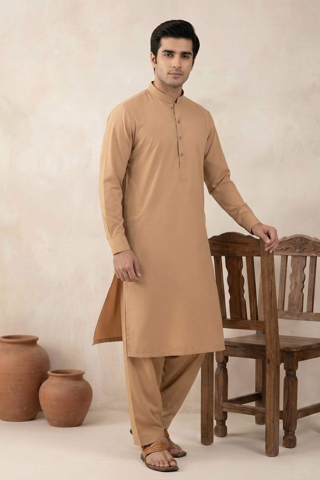 Fawl Shalwar Kameez