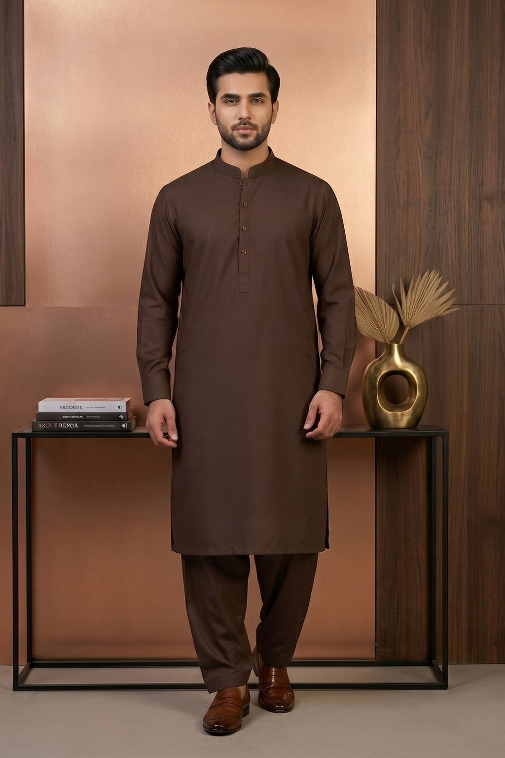Coffee Brown Shalwar Kameez