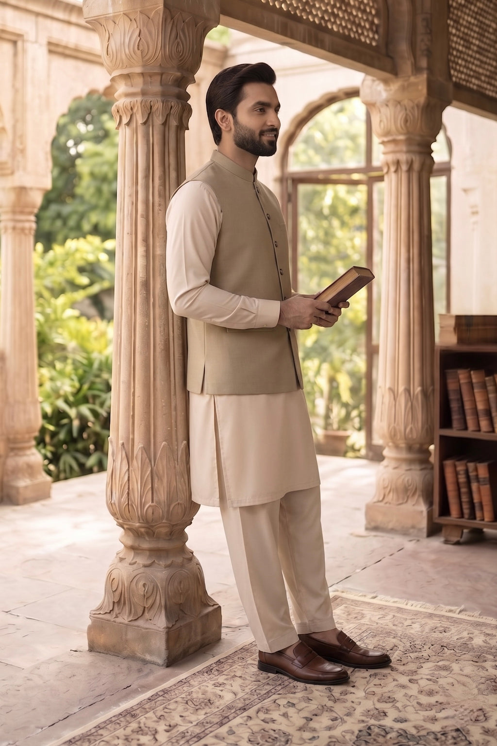 Beige Waistcoat