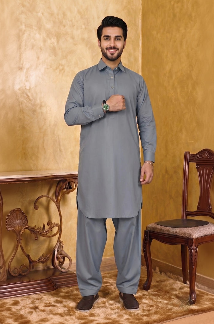 SANG – Grey Shalwar Kameez