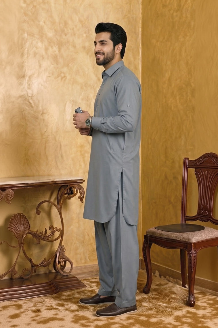 SANG – Grey Shalwar Kameez